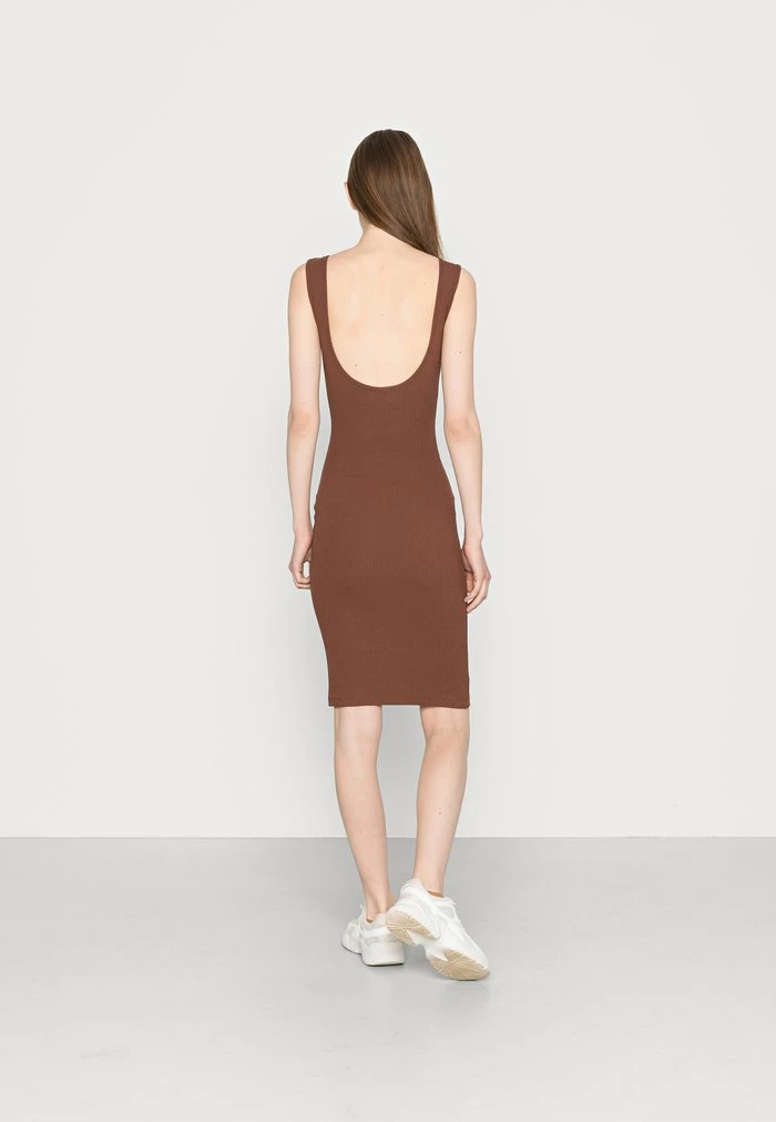 Even&Odd Shift Dress - Dark Brown 5 Even&Odd Shift Dress - Dark Brown - Image 3
