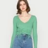 Even&Odd Long Sleeved Top - Green -Even&Odd Sales Store 925405922c324bea977ab9c592bab93b