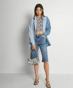 Even&Odd 2 PACK - Long Sleeved Top - Light Green/black