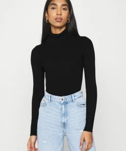 Even&Odd CROPPED TURTLE NECK 2 PACK - Jumper - Black/ White -Even&Odd Sales Store 94ad5ae168614afe92a40cf2a7c91001