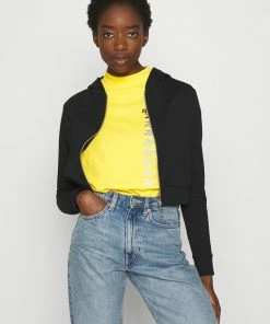 Even&Odd Zip-up Sweatshirt - Black