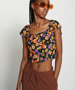 Even&Odd Blouse - Black/red -Even&Odd Sales Store 959572c699b64a38b1e1b9930e19b3b3