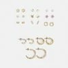 Even&Odd 12 PACK - Earrings - Gold-coloured -Even&Odd Sales Store 95f805a718ef4e0ea3d2e1264ec94f6a