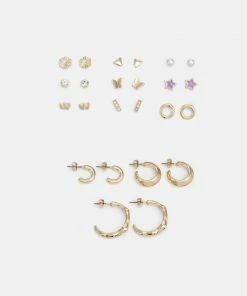 Even&Odd 12 PACK - Earrings - Gold-coloured