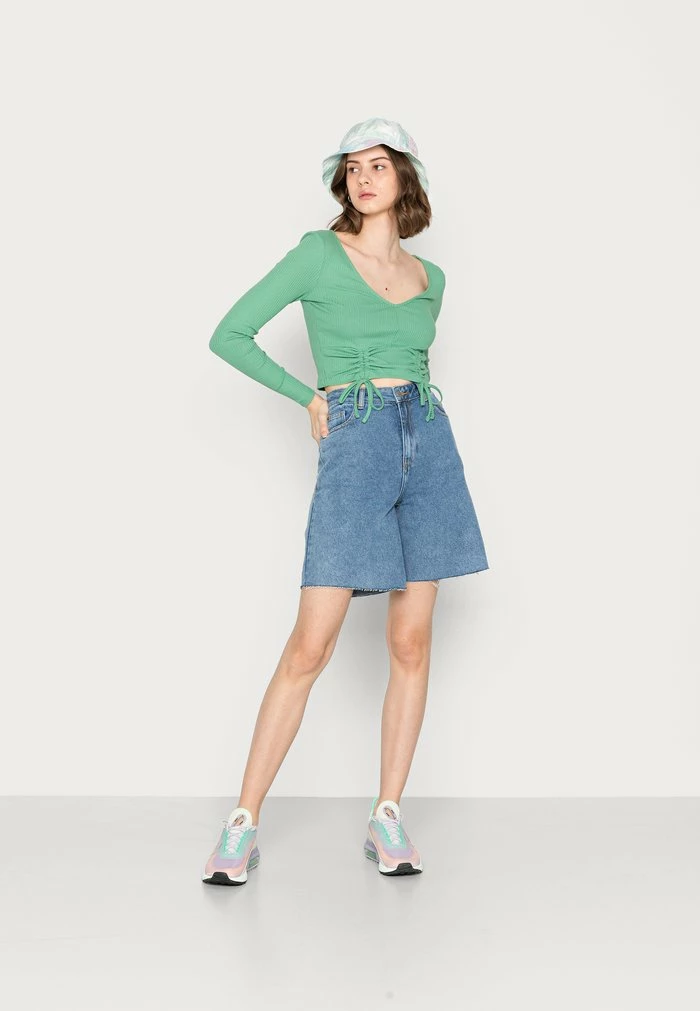 Even&Odd Long Sleeved Top - Green 4 Even&Odd Long Sleeved Top - Green - Image 2