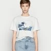 Even&Odd Print T-shirt - White