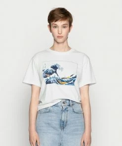 Even&Odd Print T-shirt - White