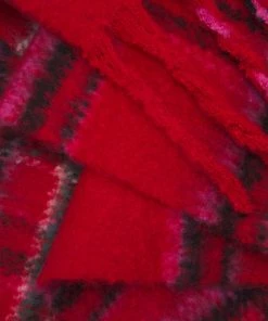 Even&Odd Scarf - Red/black/green -Even&Odd Sales Store 96de16e13a3540a39d5df93e712fa256