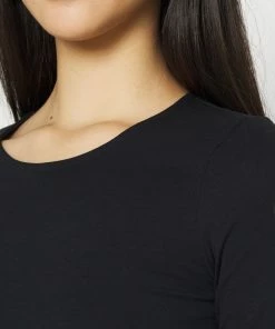 Even&Odd 2 PACK - Long Sleeved Top - Black/purple -Even&Odd Sales Store 96f95692c4454572a0b0b4880710546c