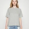 Even&Odd 2 PACK - Basic T-shirt - White/mottled Light Grey 2 Even&Odd 2 PACK - Basic T-shirt - White/mottled Light Grey -Even&Odd Sales Store 97b6ea01bda046c99f03af40a876c564