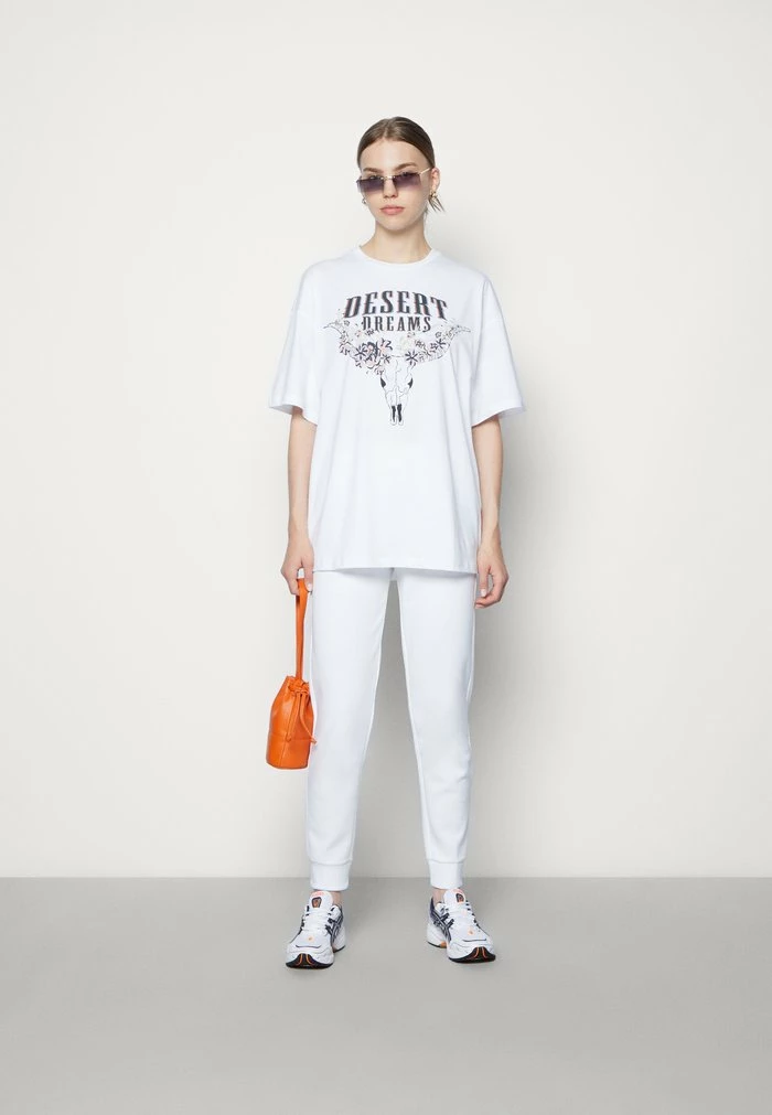 Even&Odd Print T-shirt - White 4 Even&Odd Print T-shirt - White - Image 2