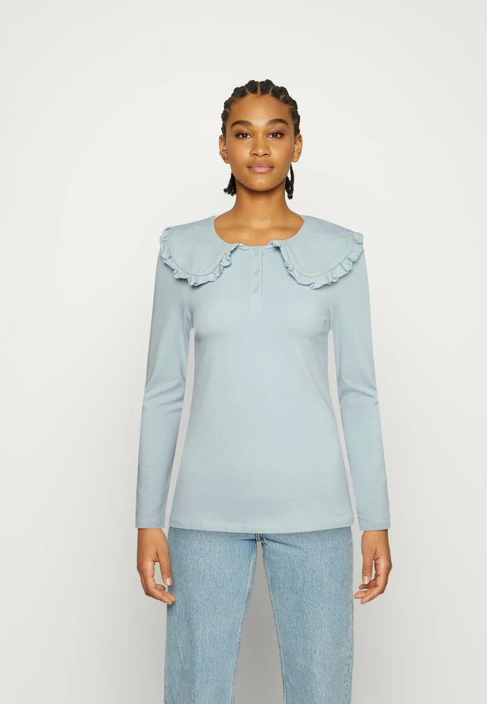 Even&Odd Long Sleeved Top - Light Blue 3 Even&Odd Long Sleeved Top - Light Blue