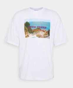 Even&Odd UNISEX - Print T-shirt - White