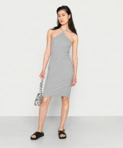Even&Odd Jersey Dress - Mottled Grey -Even&Odd Sales Store 9b93fe47ddc9415e93eb1363e30aac8e