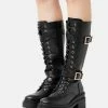 Even&Odd Lace-up Boots - Black 1 Even&Odd Lace-up Boots - Black -Even&Odd Sales Store 9be1569240274444871dd25058e3d973