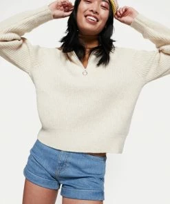 Even&Odd Jumper - White -Even&Odd Sales Store 9da3850722bd4c3f865b6701c71f4a3c