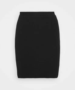 Even&Odd Basic Mini Ribbed Skirt - Pencil Skirt - Black -Even&Odd Sales Store 9e955763a1e04d8493b30d183c7933c6