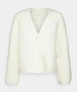 Even&Odd WOOL MIX BLEND CARDIGAN - Cardigan - White -Even&Odd Sales Store 9f222a939e2240da9d263084d90ce2a2