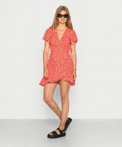 Even&Odd Day Dress - Red/white -Even&Odd Sales Store 9f9e33e27a2840aa88503a335f13bf78