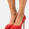 Even&Odd LEATHER - High Heels - Red -Even&Odd Sales Store a060e745d7f343dcacfcea12cf8bbf7a