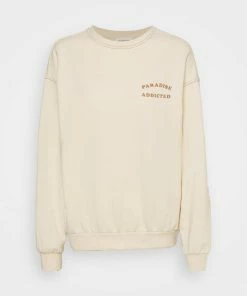 Even&Odd Sweatshirt - Offwhite/brown