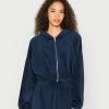 Even&Odd REGULAR FIT HOODIE JACKET - Zip-up Sweatshirt - Dark Blue -Even&Odd Sales Store a0ec3bf78ced436ca994033c361a3cbf