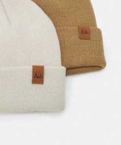 Even&Odd 2 PACK - Beanie - Off-white/camel -Even&Odd Sales Store a0f1b0eb182543709e5ff208d577052c