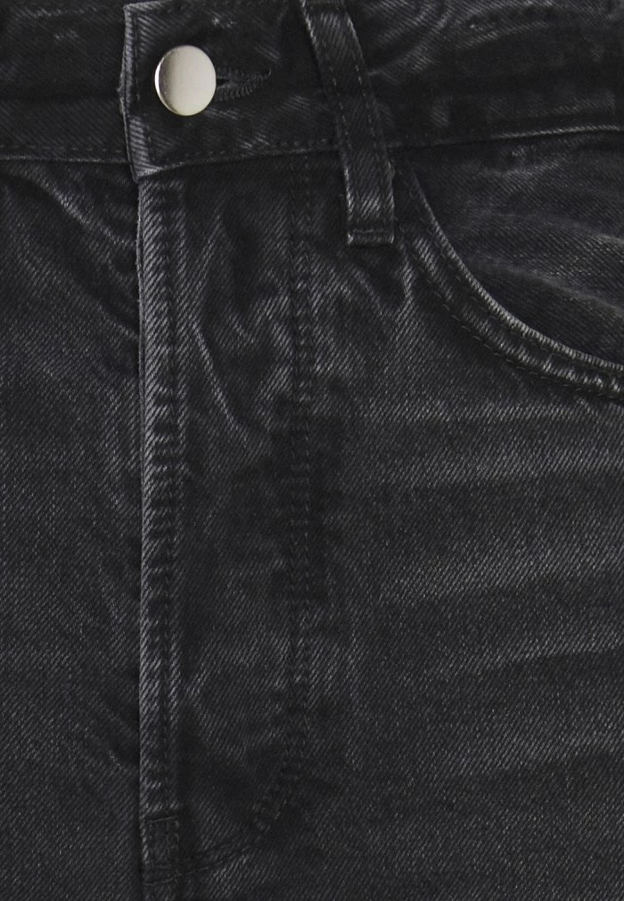 Even&Odd Wide Leg Cropped Jeans - Straight Leg Jeans - Black Denim 5 Even&Odd Wide Leg Cropped Jeans - Straight Leg Jeans - Black Denim - Image 3