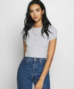 Even&Odd 3 PACK - Basic T-shirt - White/black/light Grey -Even&Odd Sales Store a291862017de46c6875d0b5da0f4ead9