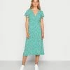 Even&Odd Day Dress - Green/white
