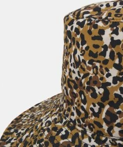 Even&Odd REVERSIBLE BLACK/ANIMAL PRINT BUCKET - Hat - Black/brown -Even&Odd Sales Store a51c6a8b8b934dc0855d4f2f3458c754