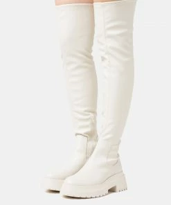 Even&Odd Platform Boots - Beige