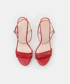 Even&Odd LEATHER - High Heeled Sandals - Red -Even&Odd Sales Store a8264946c6b14a5e92278868e8f037d8