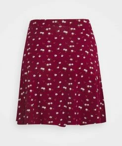 Even&Odd 2 PACK - A-line Skirt - Black/bordeaux -Even&Odd Sales Store a89b97abfeea4cc282c4409aafe697fc