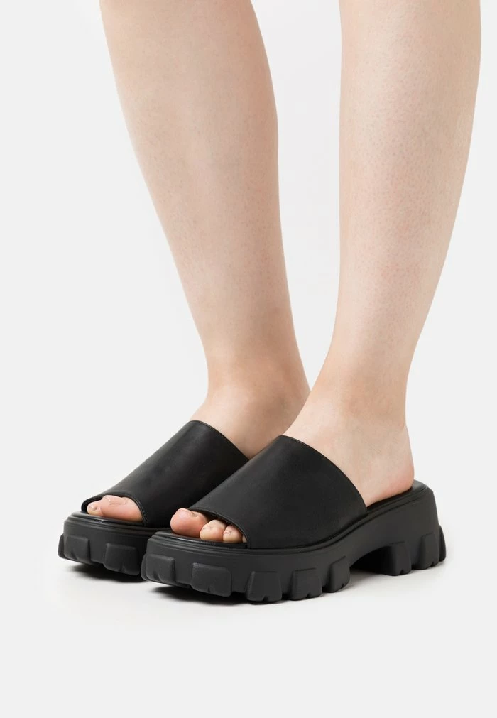 Even&Odd Heeled Mules - Black 3 Even&Odd Heeled Mules - Black