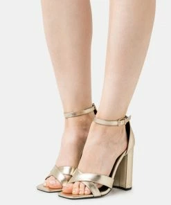 Even&Odd High Heeled Sandals - Gold-coloured
