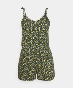 Even&Odd Jumpsuit - Black/yellow -Even&Odd Sales Store ab5e2e3463464a829b8a1f26c12a413b