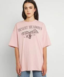 Even&Odd Print T-shirt - Pink
