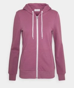 Even&Odd Zip-up Sweatshirt - Purple