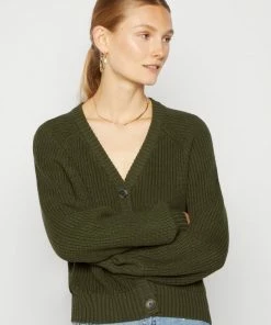 Even&Odd Cardigan - Dark Green -Even&Odd Sales Store ad12b22123ec4fcf9d64727b1570c64d