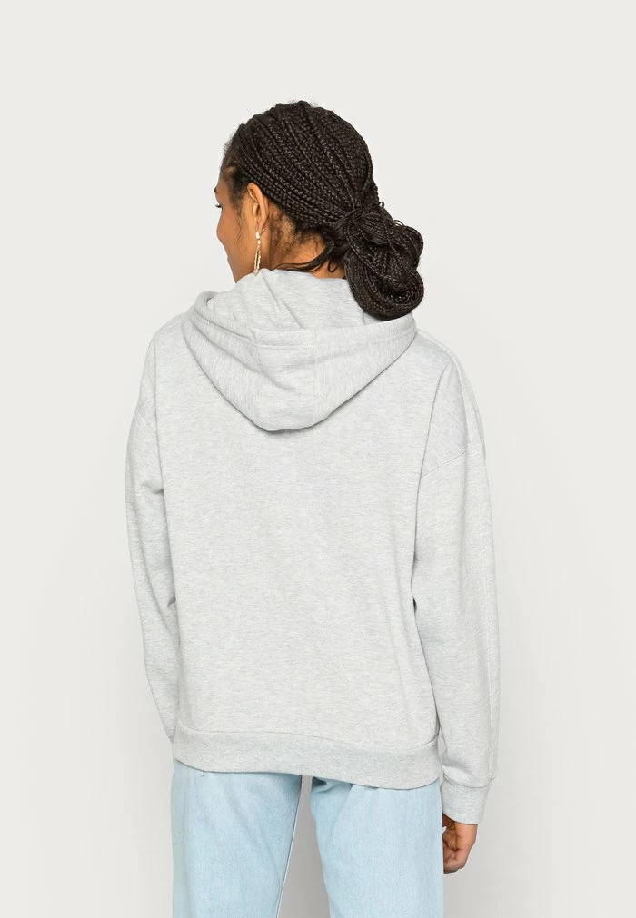 Even&Odd Zip-up Sweatshirt - Mottled Light Grey 5 Even&Odd Zip-up Sweatshirt - Mottled Light Grey - Image 3