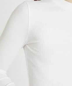 Even&Odd 2 PACK - Long Sleeved Top - White/black -Even&Odd Sales Store ae0fe44adf934272a0b04d15a90a5dd5