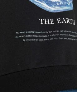 Even&Odd OVERSIZED EARTH PRINT - Sweatshirt - Black -Even&Odd Sales Store ae332b07d652445ca1ff541032061fb1