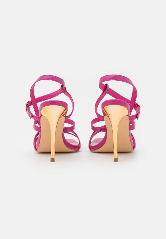 Even&Odd LEATHER - High Heeled Sandals - Pink 6 Even&Odd LEATHER - High Heeled Sandals - Pink - Image 4