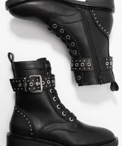 Even&Odd Cowboy/biker Ankle Boot - Black -Even&Odd Sales Store af1359b0f7604e4b8431fcb2a323d253