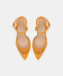 Even&Odd LEATHER - Classic Heels - Orange -Even&Odd Sales Store af58568797074b428b59f40d04b63218