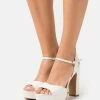 Even&Odd LEATHER - Platform Sandals - White -Even&Odd Sales Store b0896e6e1e134ebaa94f8468ff3f3287