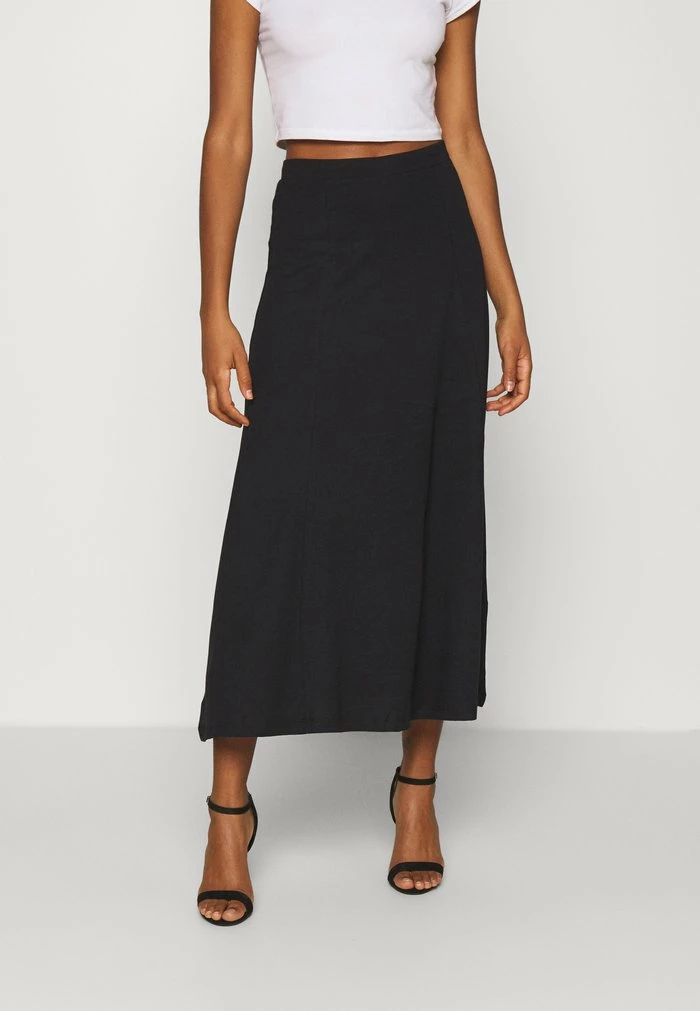 Even&Odd Basic Maxi Skirt - A-line Skirt - Black 3 Even&Odd Basic Maxi Skirt - A-line Skirt - Black