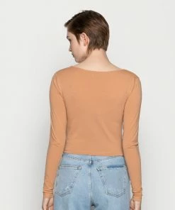 Even&Odd 2 PACK - Long Sleeved Top - Camel/black -Even&Odd Sales Store b19f935f757a45eba80f46f4452ed4a4