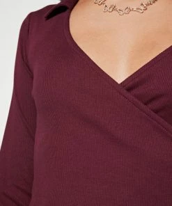 Even&Odd Long Sleeved Top - Dark Red 13 Even&Odd Long Sleeved Top - Dark Red -Even&Odd Sales Store b224c5dd0a52498bb3384805a0600f2d